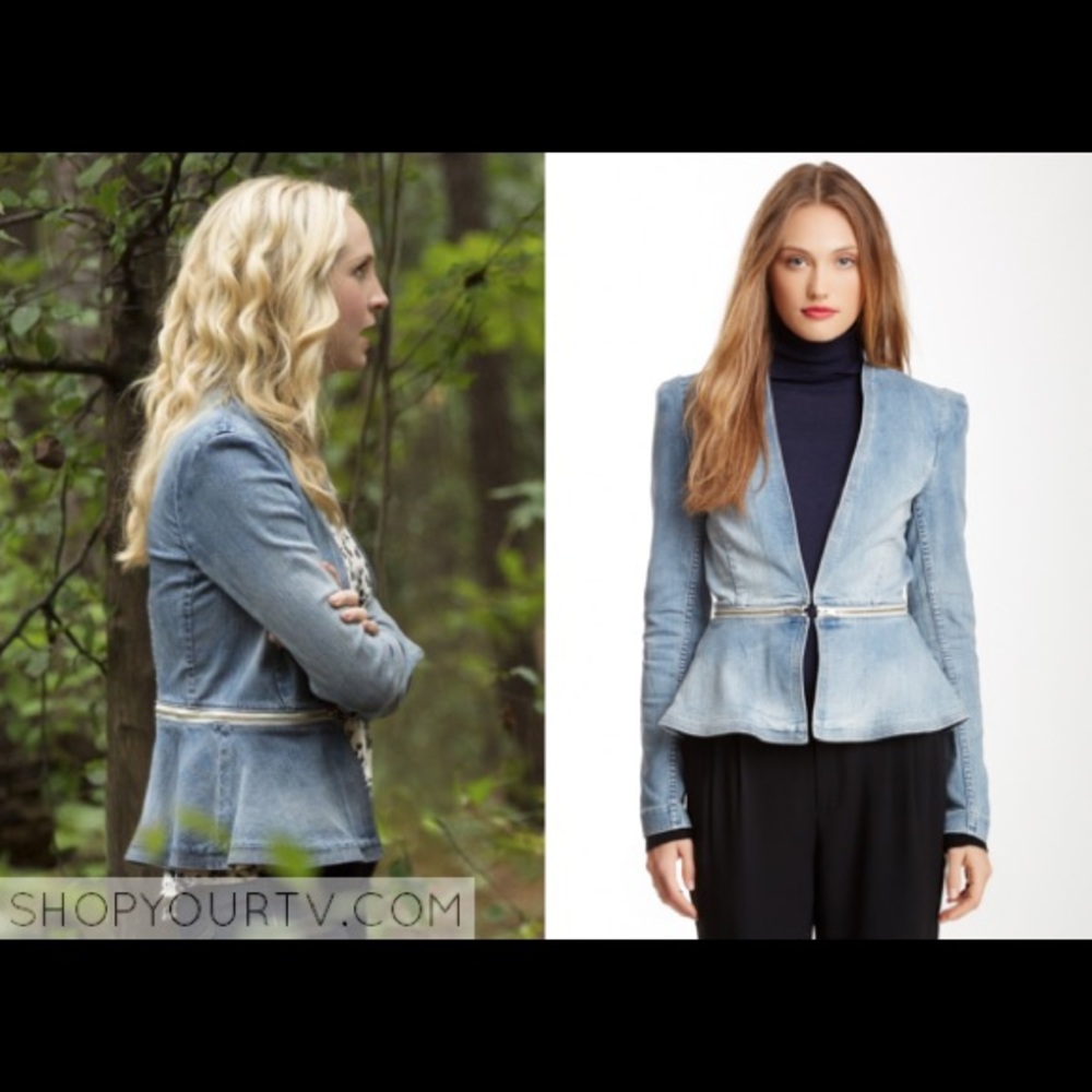 Rebecca Taylor Peplum Jacket ASO Caroline Forbes